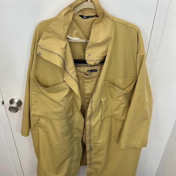 Zara Pocket Parka and Gabardine Pants Set Sz. S $178 retail - Picture 14 of 17